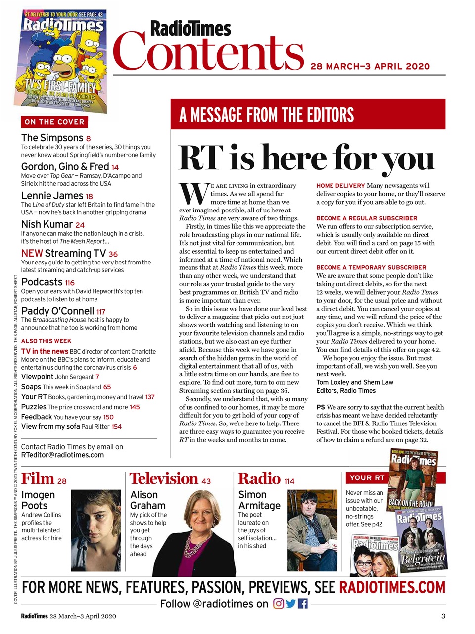 Radio Times Preview Pages