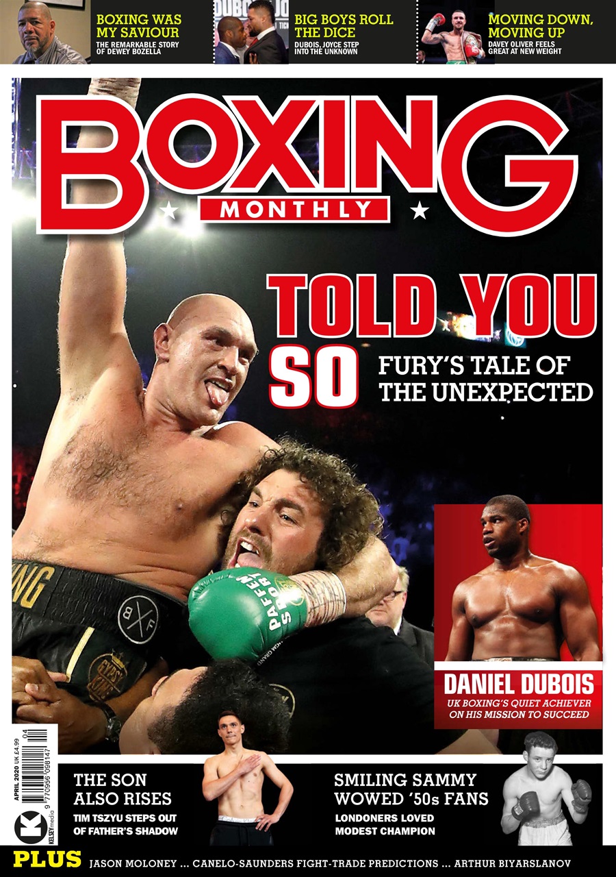 Boxing Monthly Preview Pages