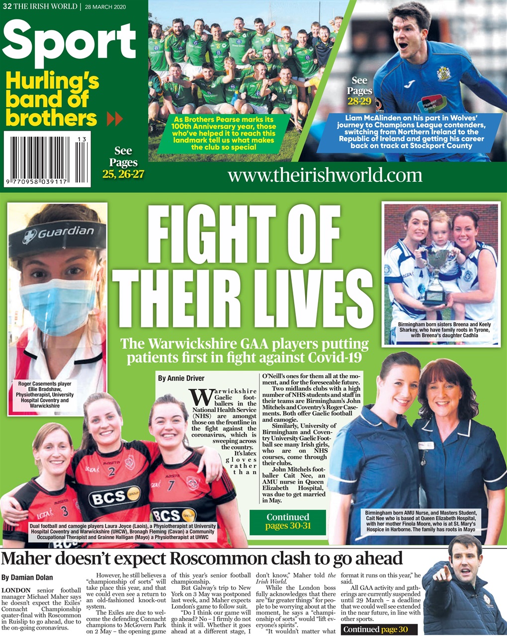 Irish World Preview Pages