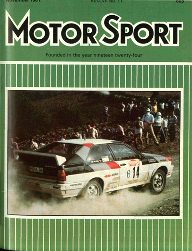 Motor Sport Magazine issue 