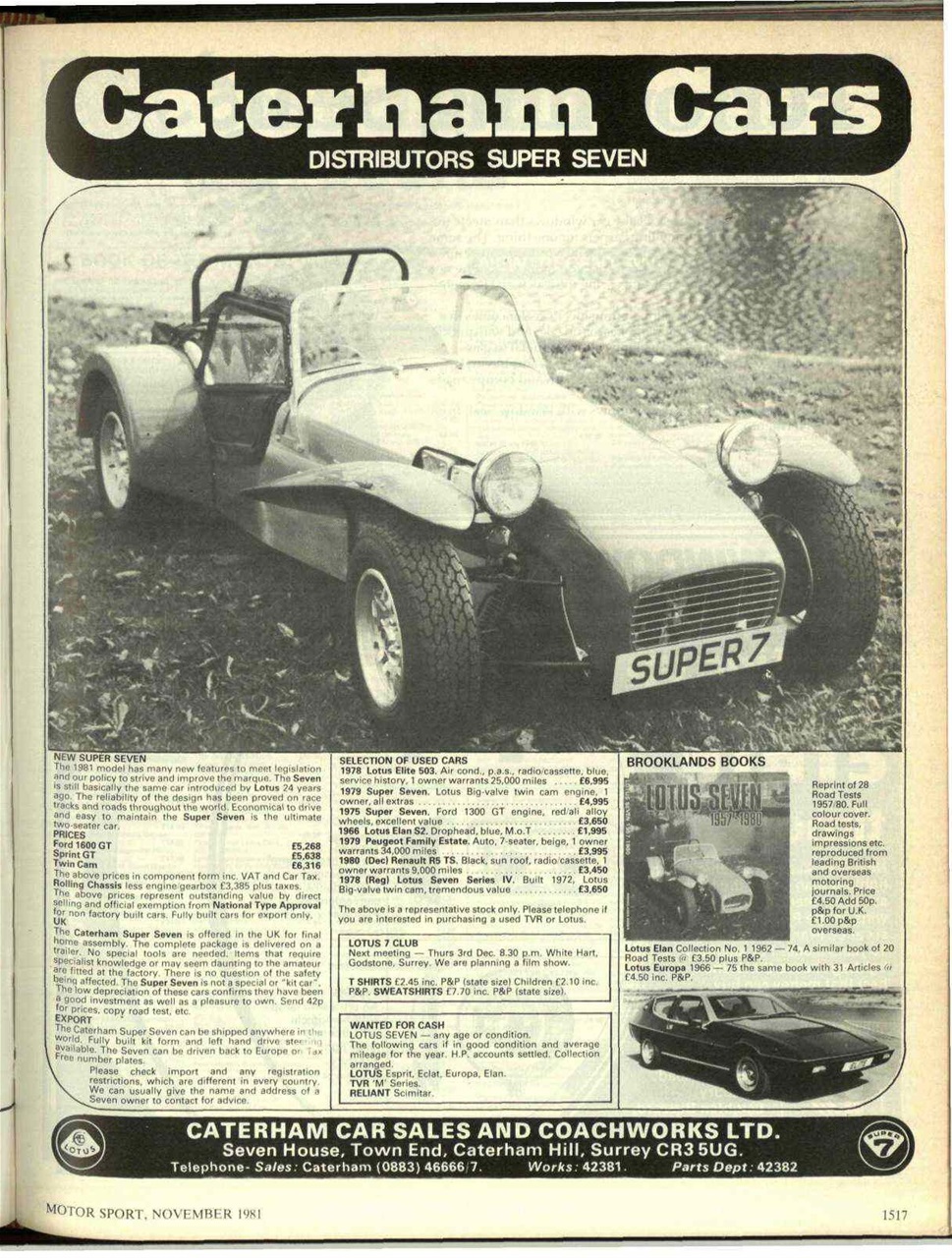 Motor Sport Magazine Preview Pages