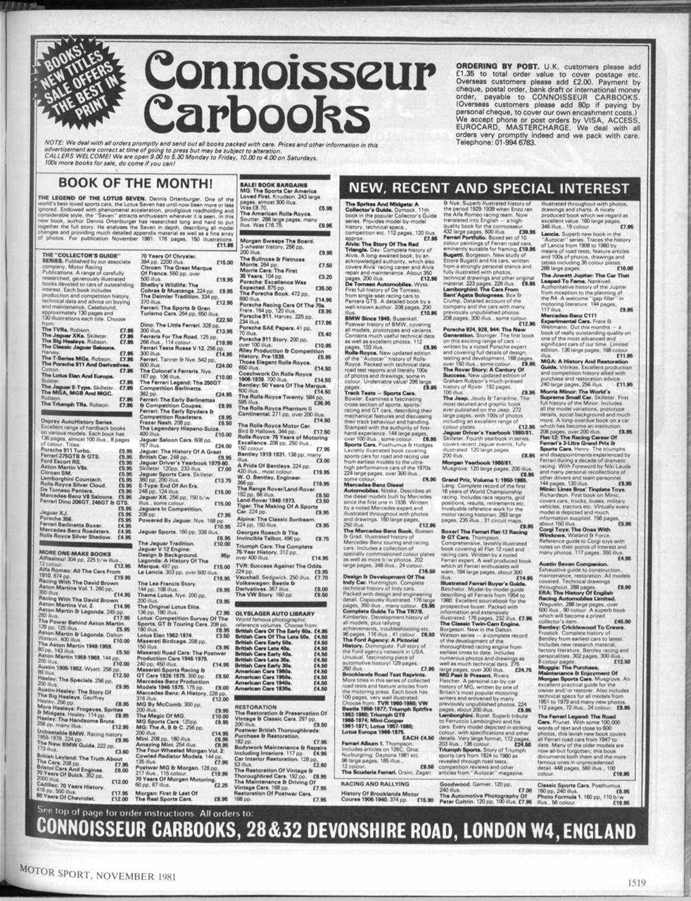 Motor Sport Magazine Preview Pages