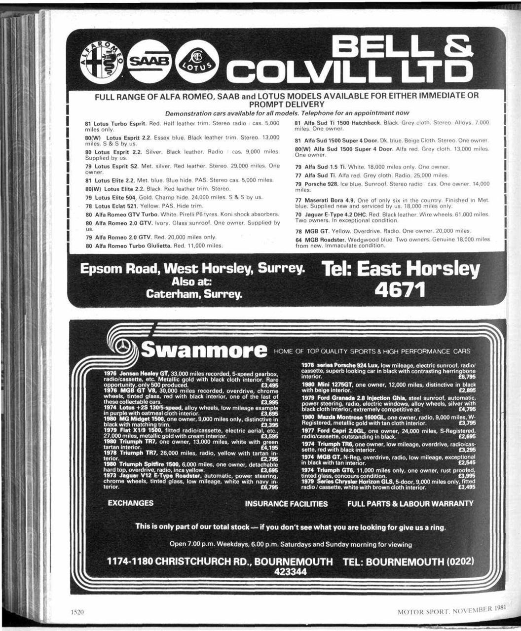 Motor Sport Magazine Preview Pages