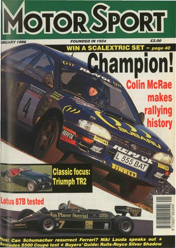Motor Sport Magazine issue 