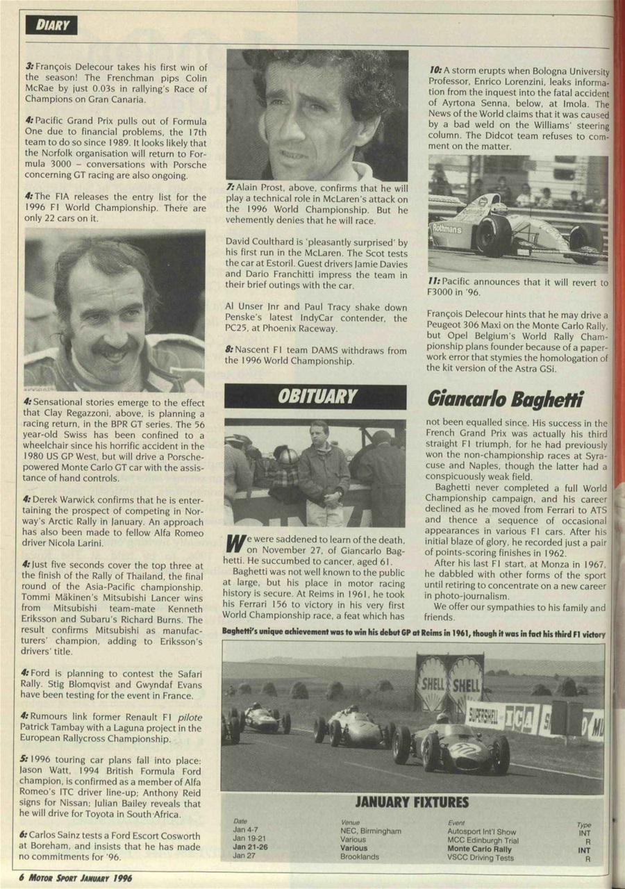 Motor Sport Magazine Preview Pages