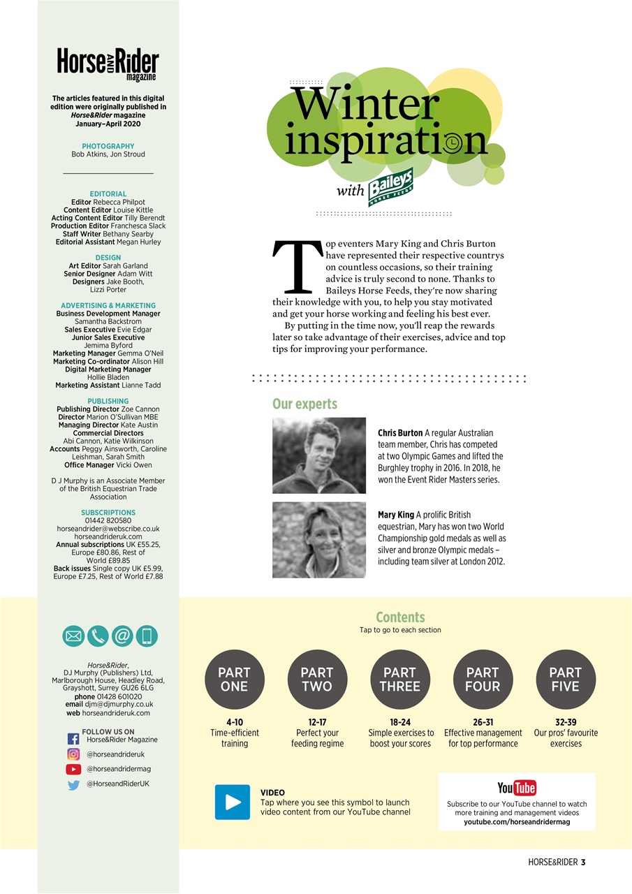 Horse&Rider Magazine - UK equestrian magazine for Horse and Rider Preview Pages