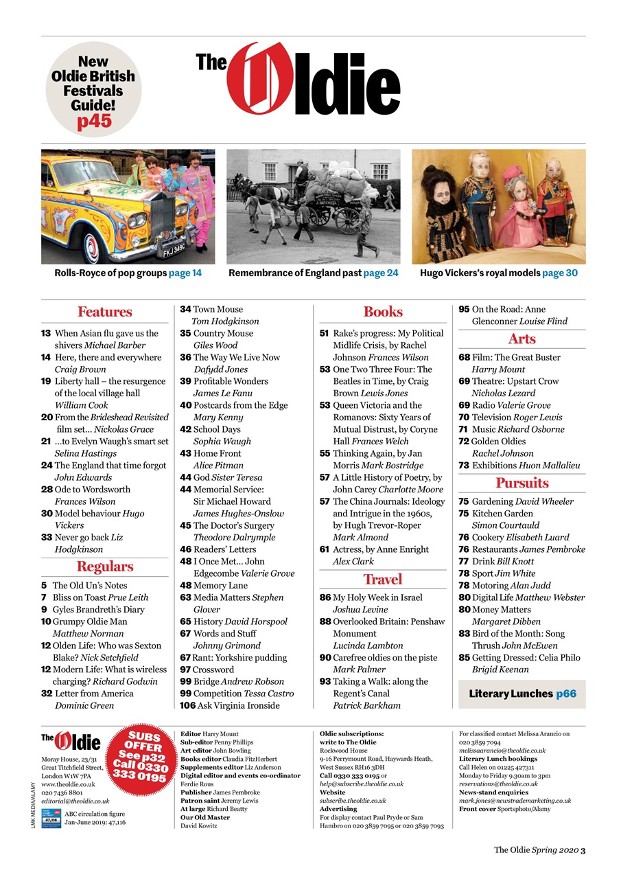 The Oldie Preview Pages