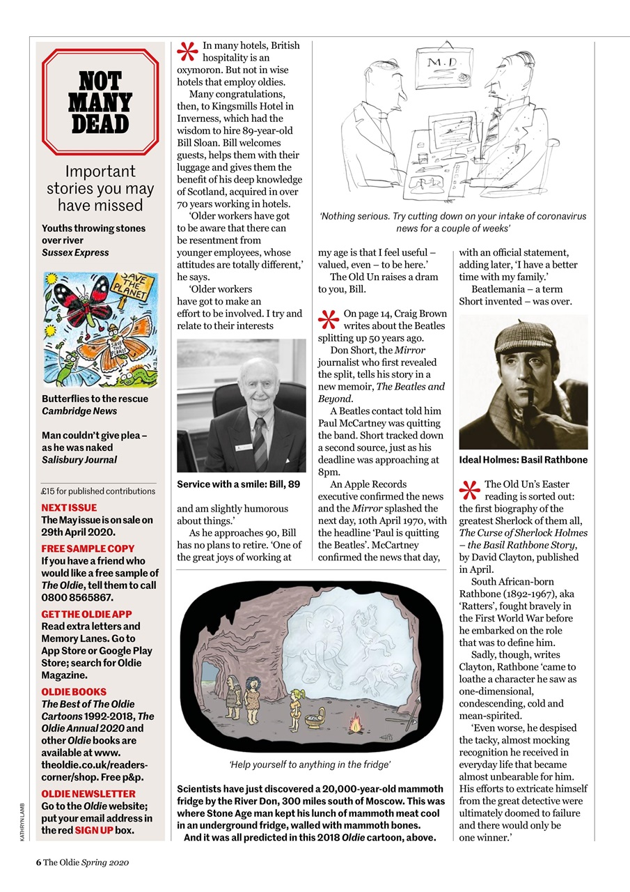 The Oldie Preview Pages