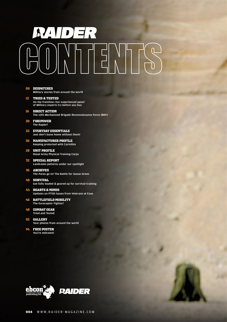 Raider Preview Pages