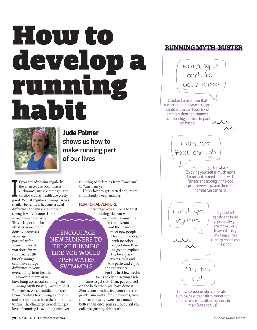 Outdoor Swimmer Preview Pages
