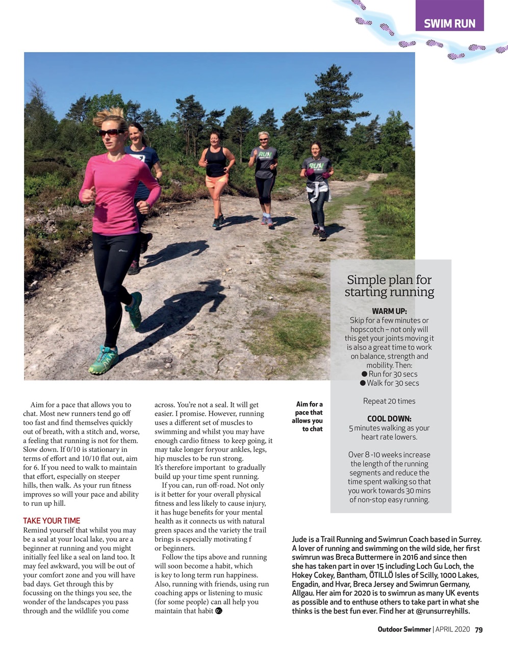 Outdoor Swimmer Preview Pages