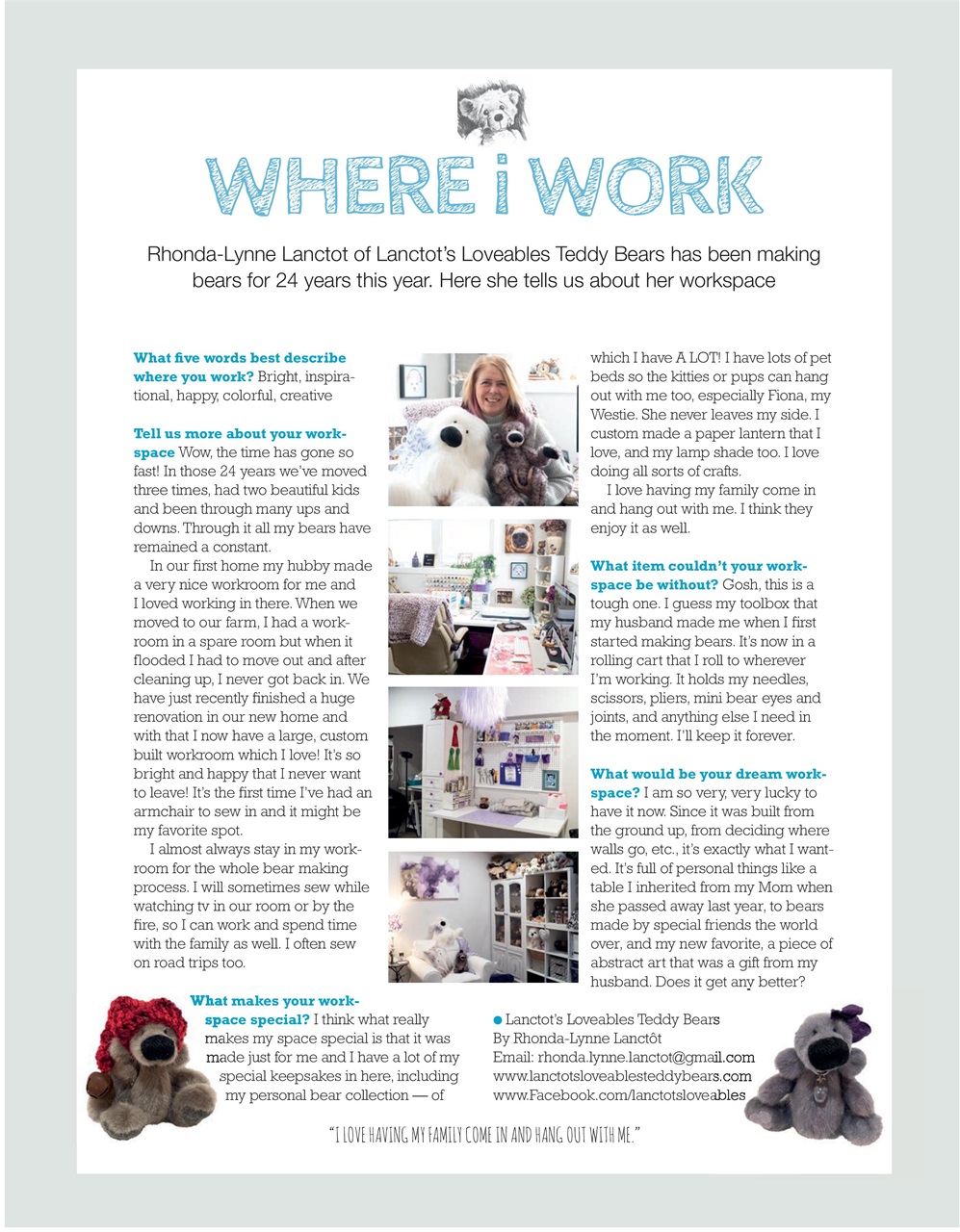 Teddy Bear Times Preview Pages