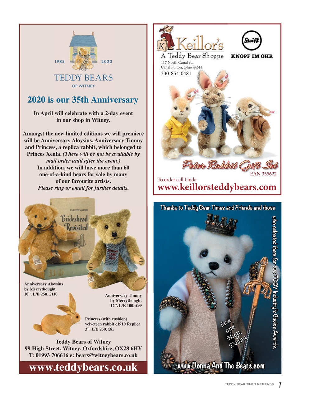 Teddy Bear Times Preview Pages