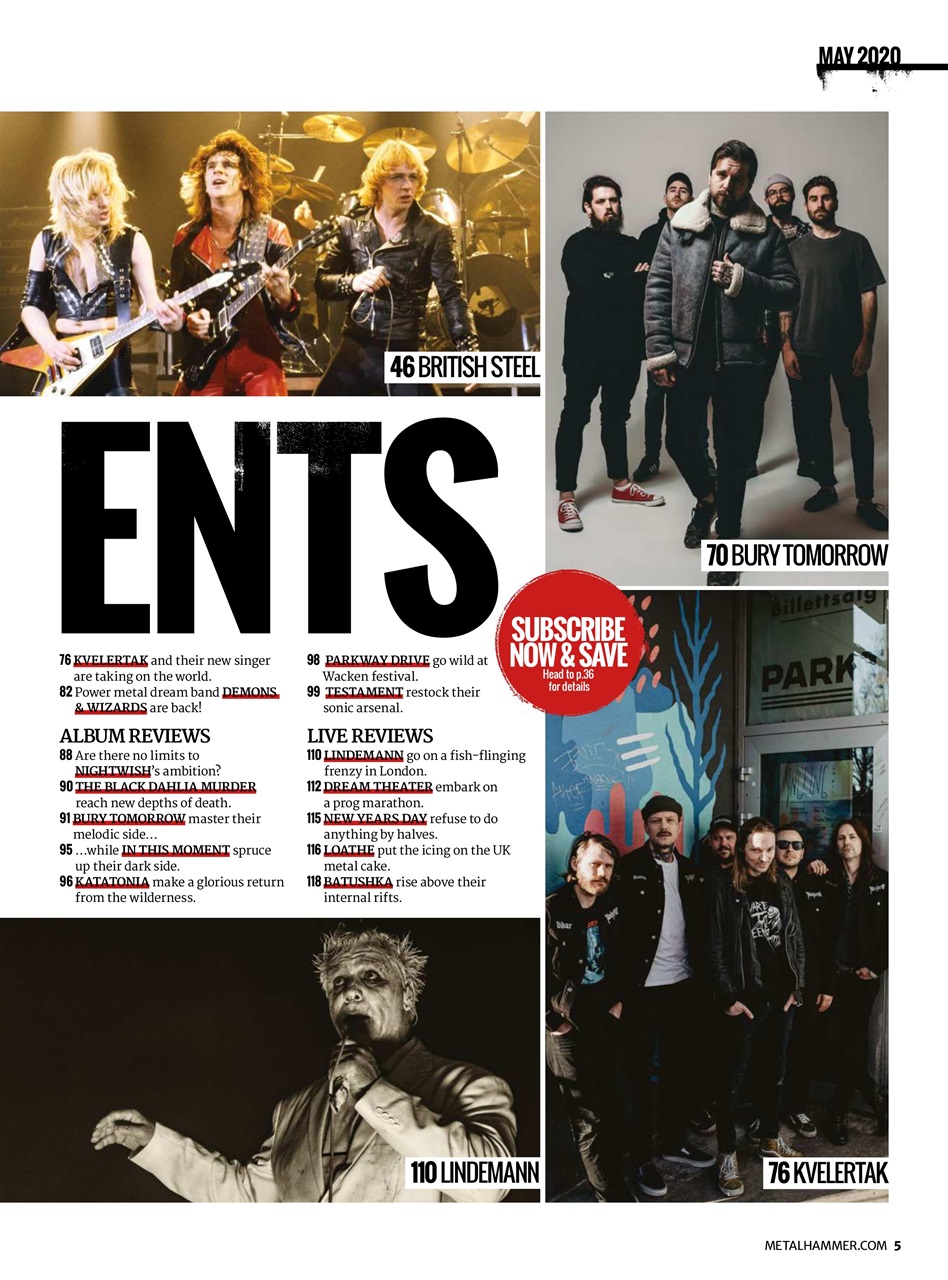 Metal Hammer Preview Pages