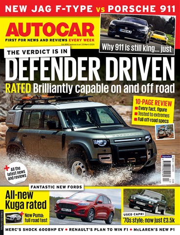 Autocar issue 25th March 2020