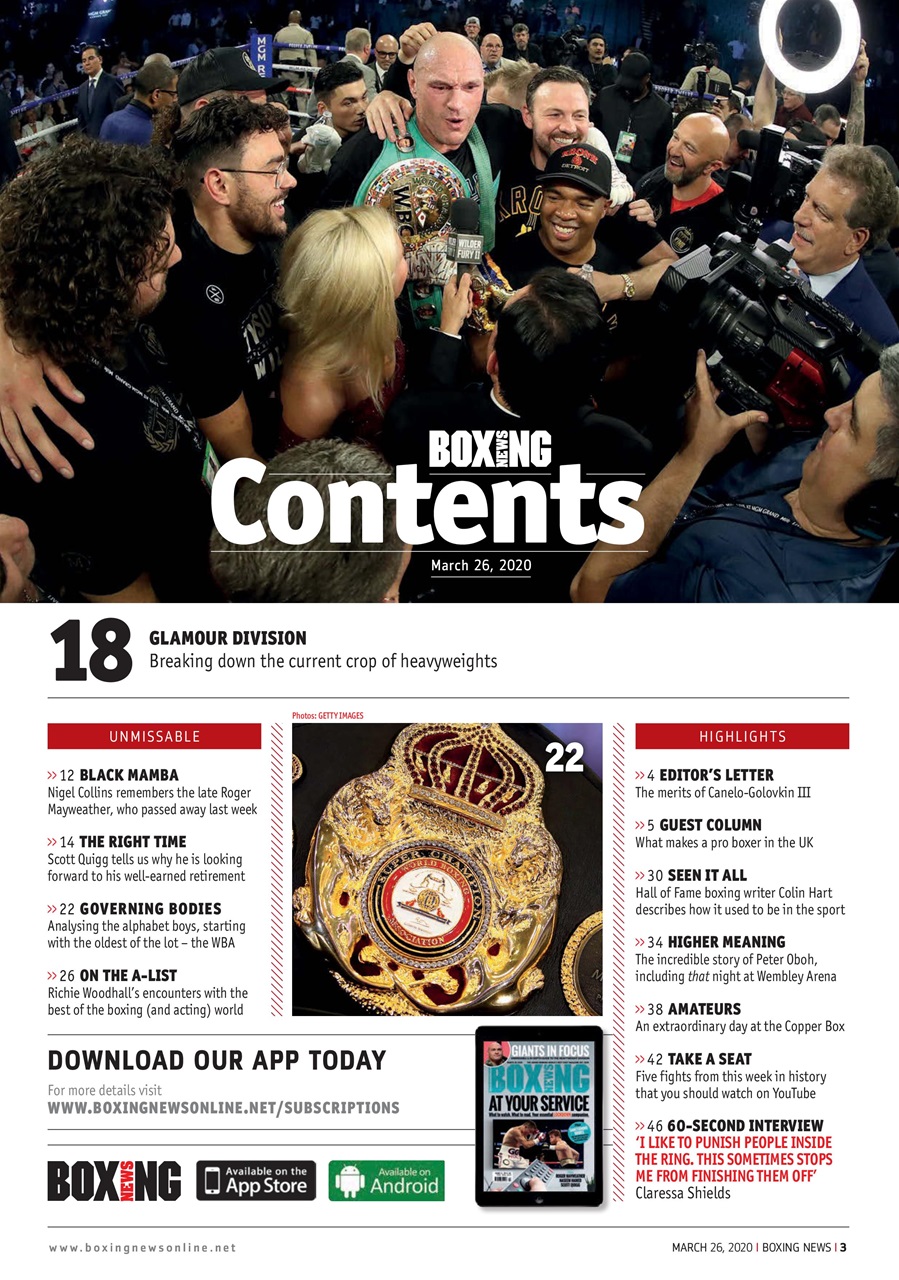 Boxing News Preview Pages