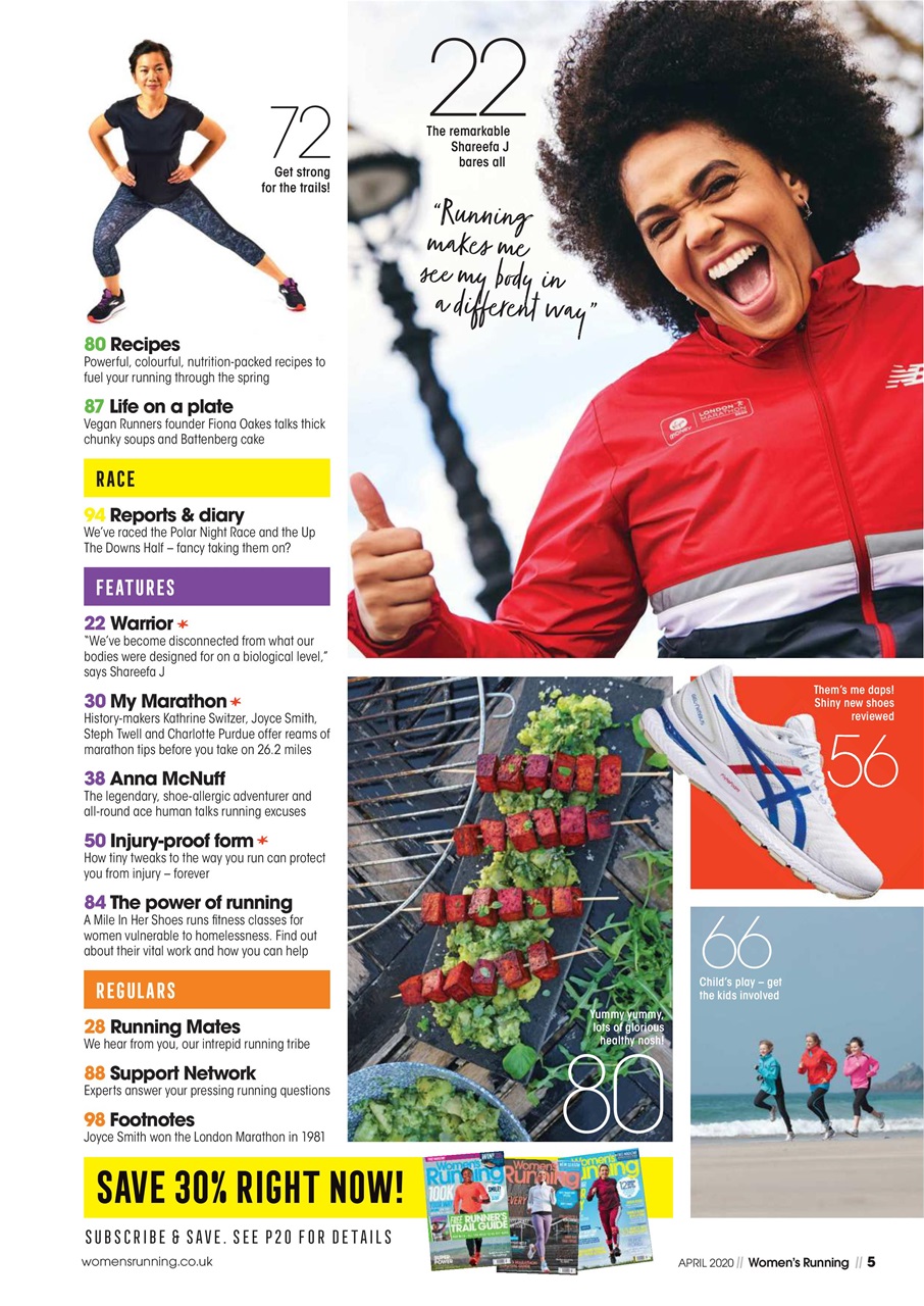 Women’s Running Preview Pages