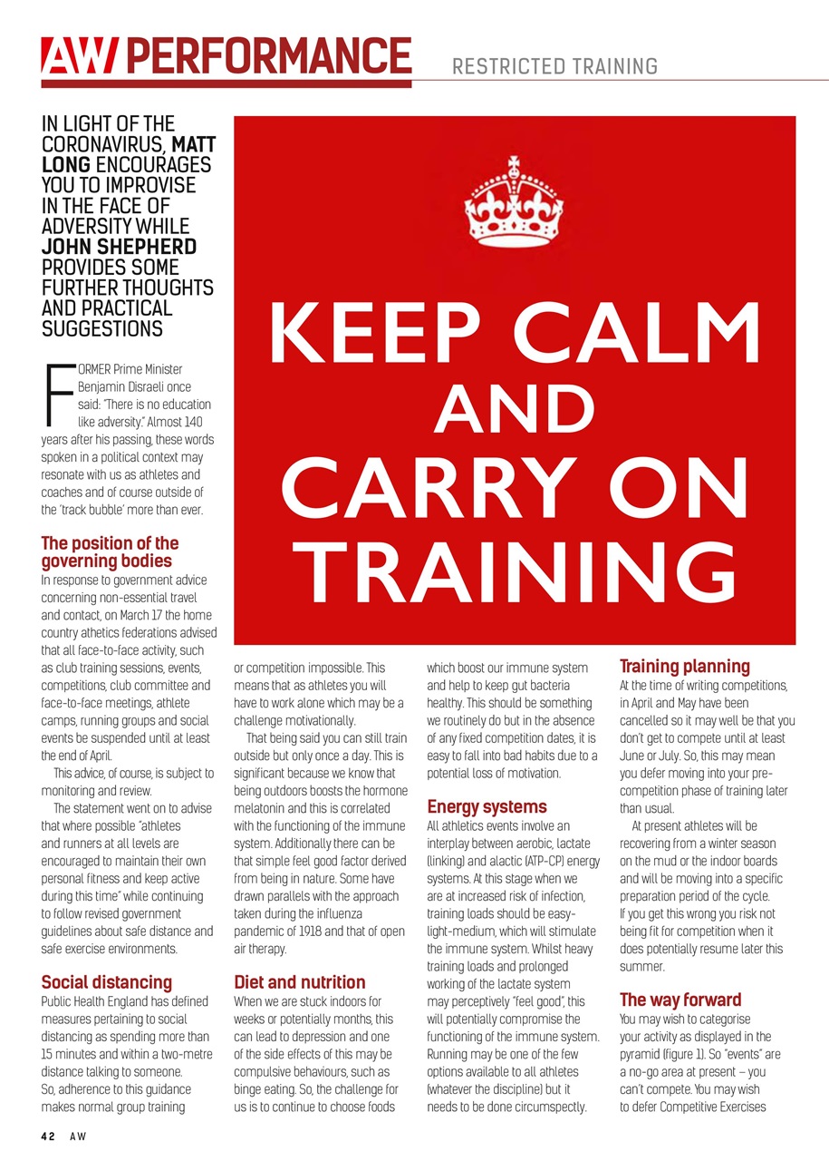 AW – Athletics Weekly Magazine Preview Pages