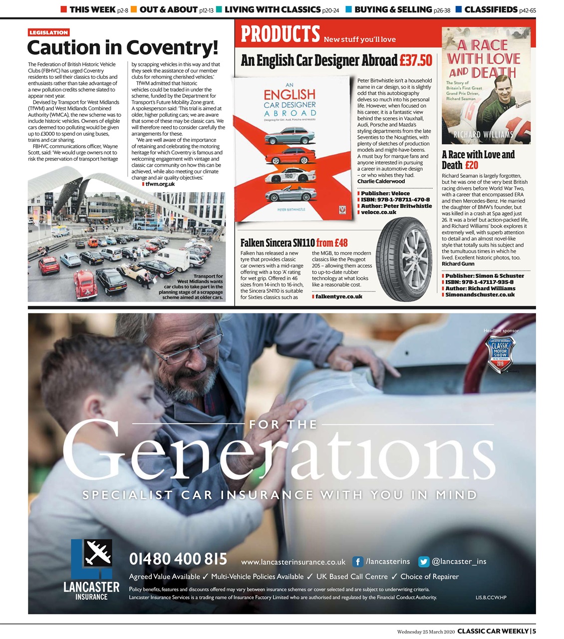 Classic Car Weekly Preview Pages