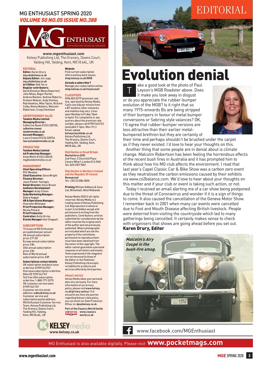 MG Enthusiast Preview Pages