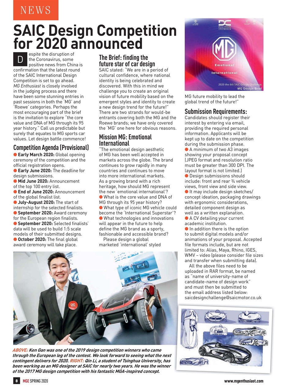 MG Enthusiast Preview Pages