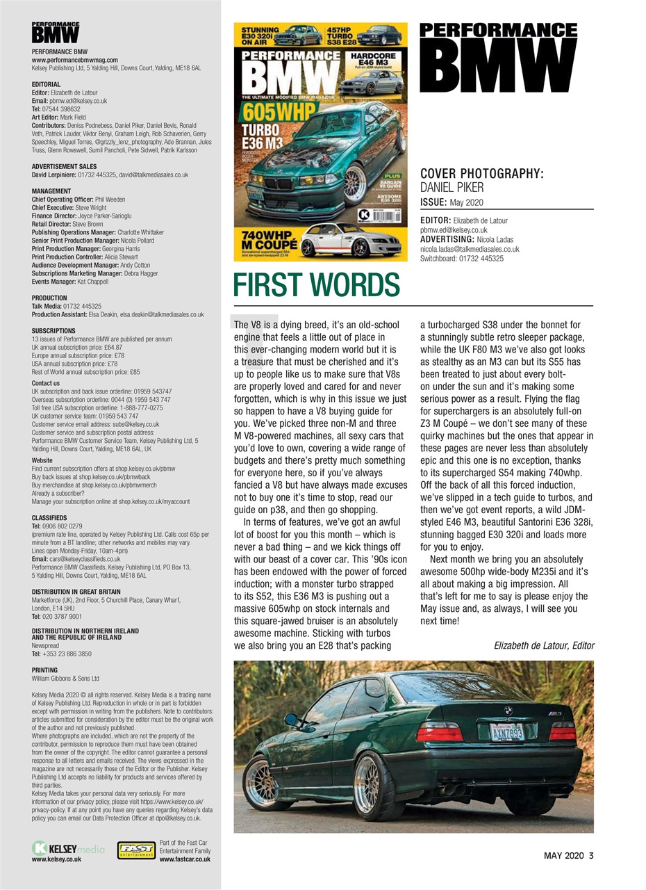 Performance BMW Preview Pages