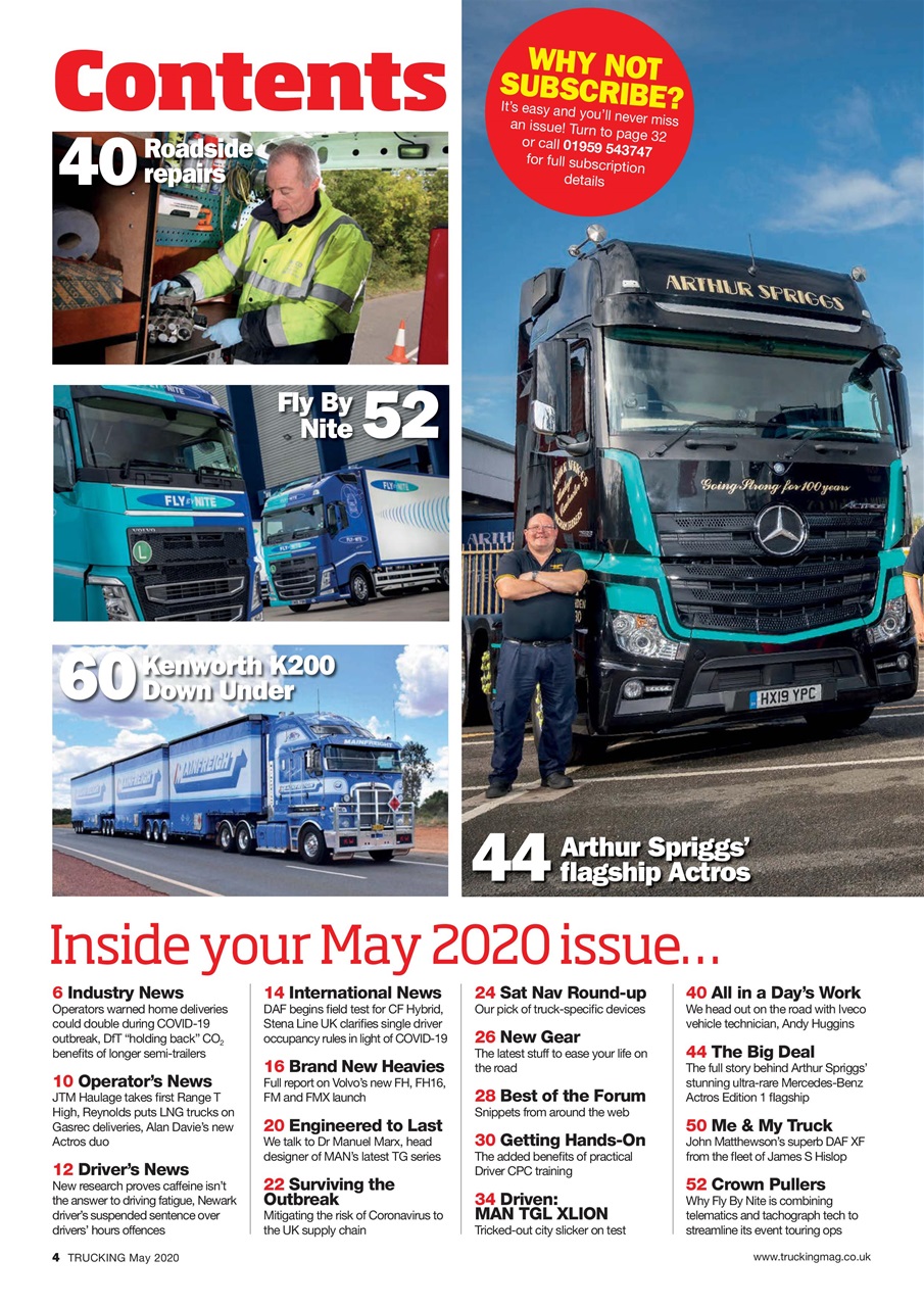 Trucking Magazine Preview Pages