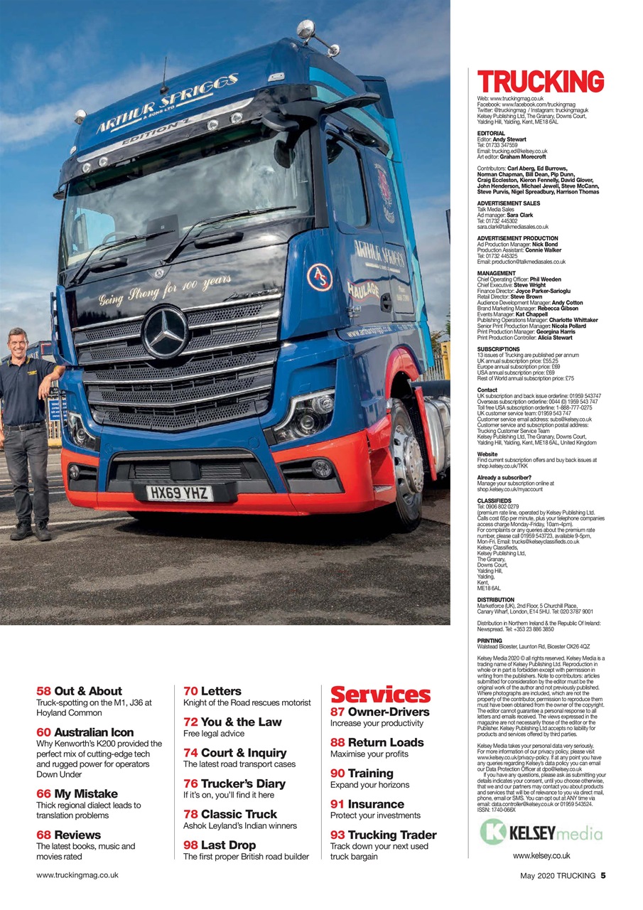 Trucking Magazine Preview Pages