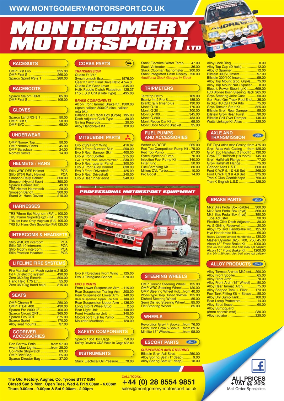 Pacenotes Rally magazine Preview Pages