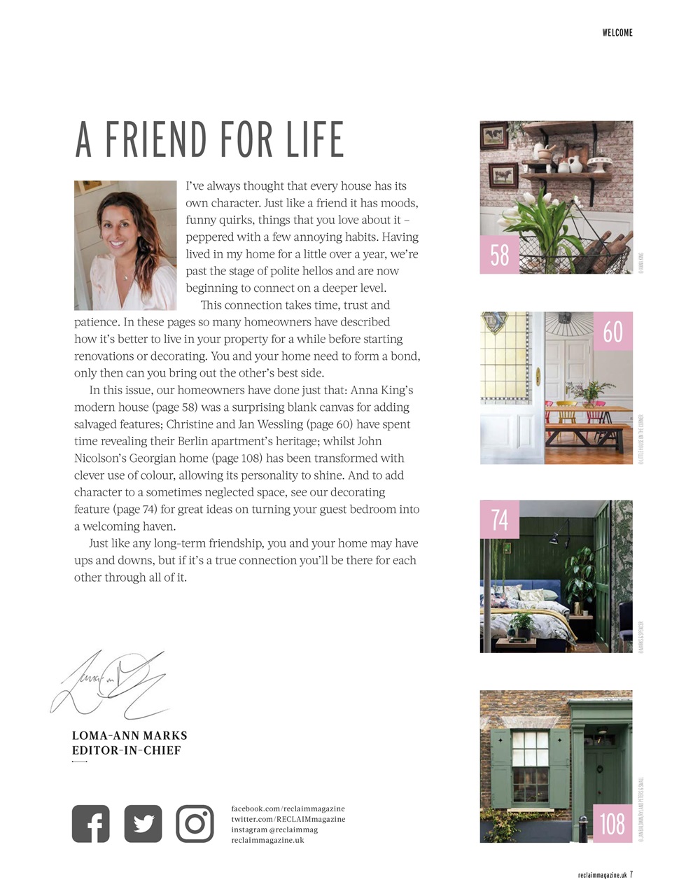 Reclaim Preview Pages