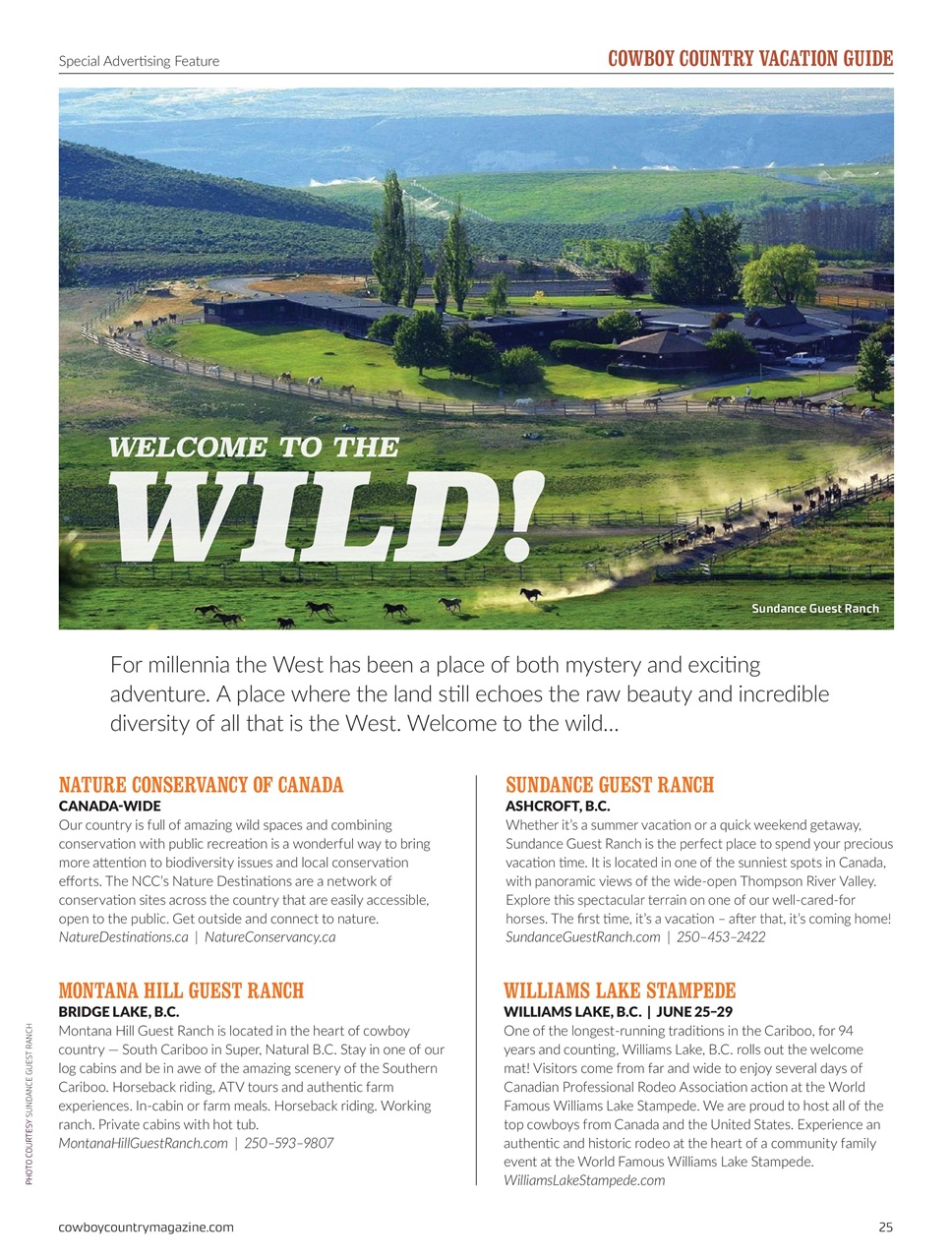 Canadian Cowboy Country Preview Pages