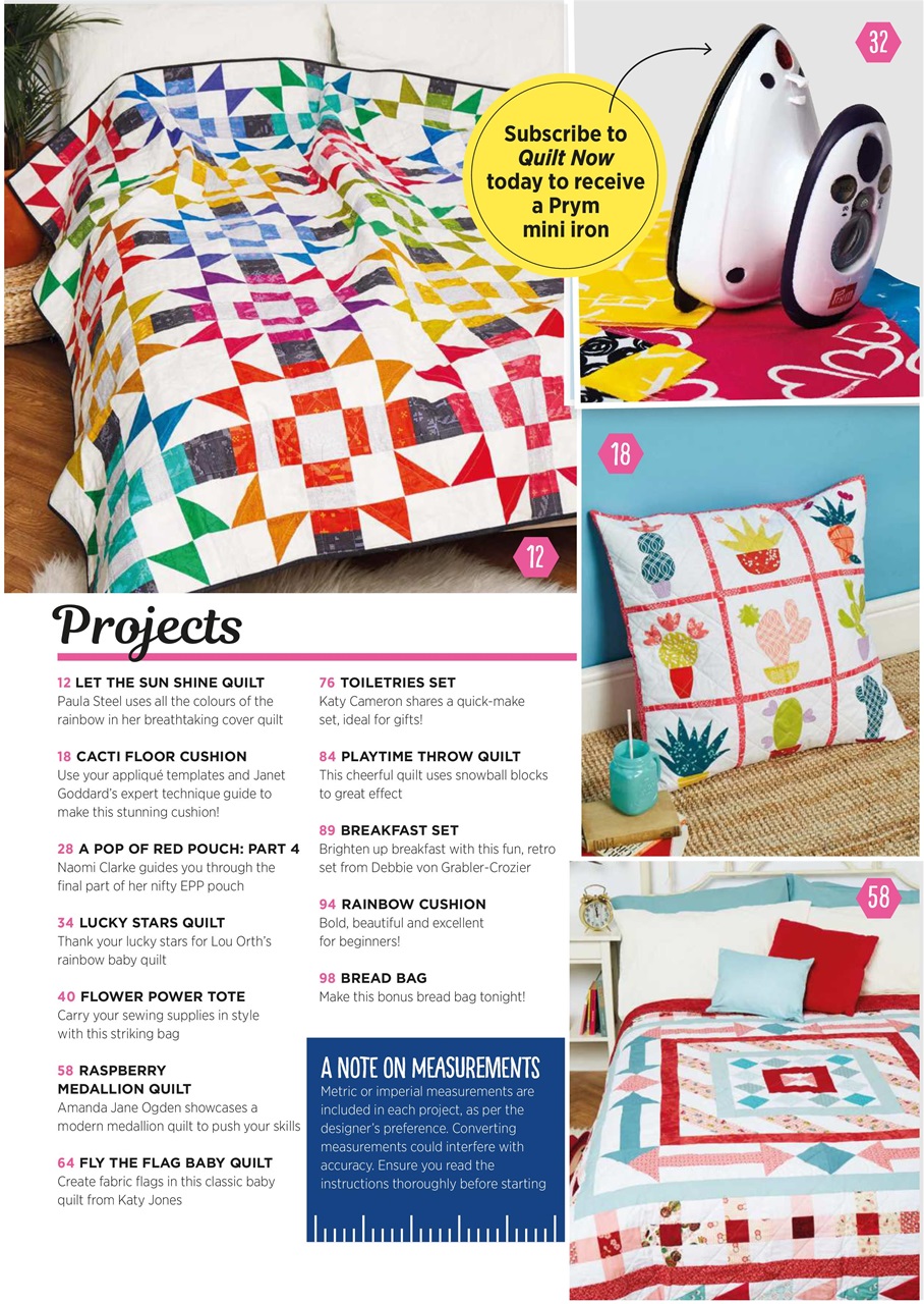 Quilt Now Preview Pages