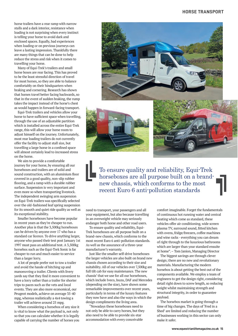 Equestrian Life Magazine Preview Pages