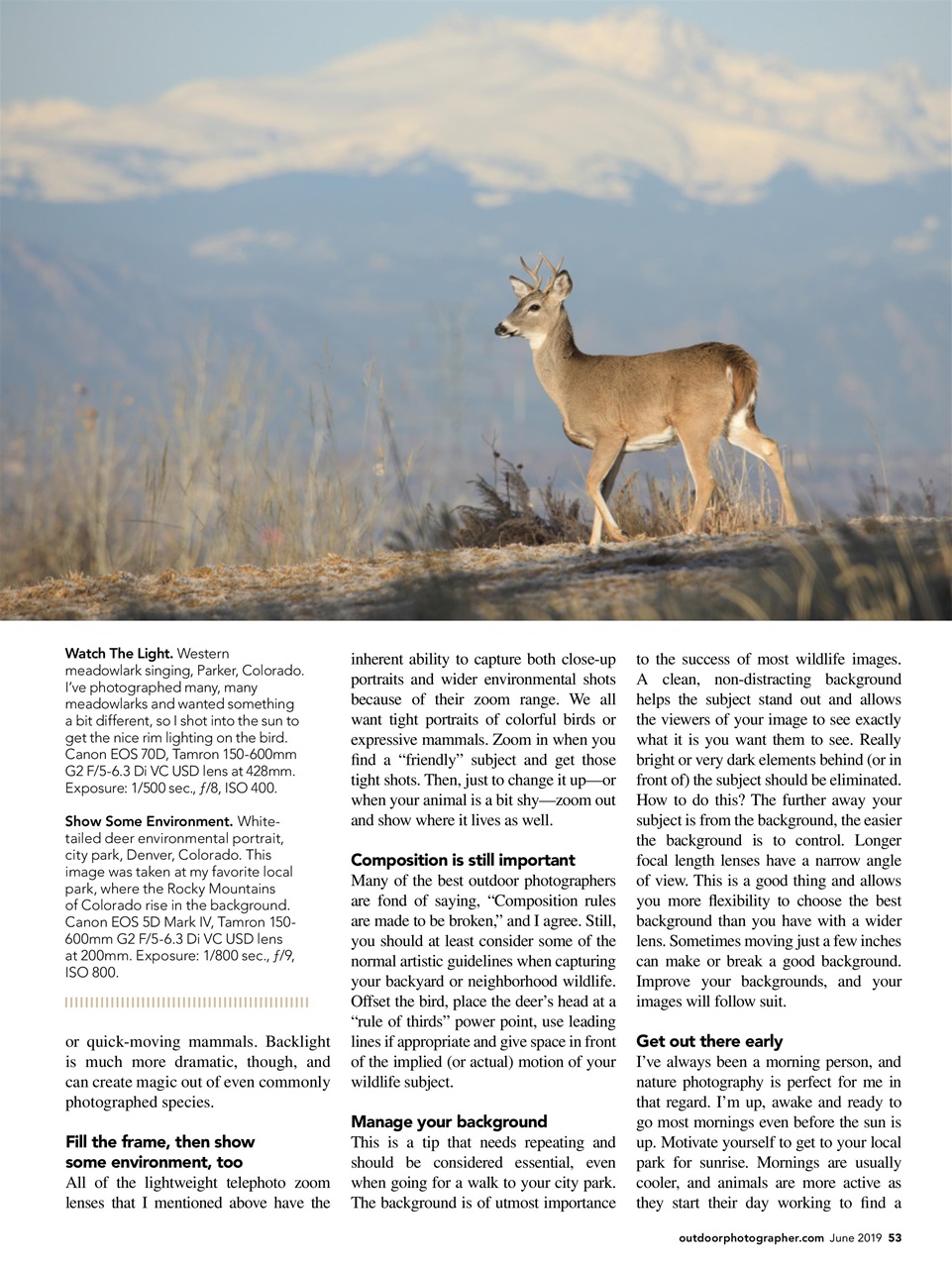 Outdoor Photographer Preview Pages