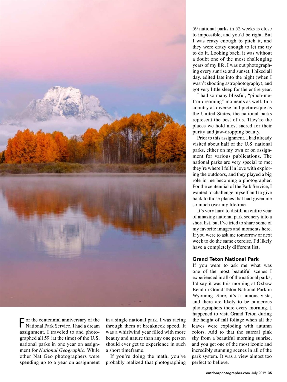 Outdoor Photographer Preview Pages