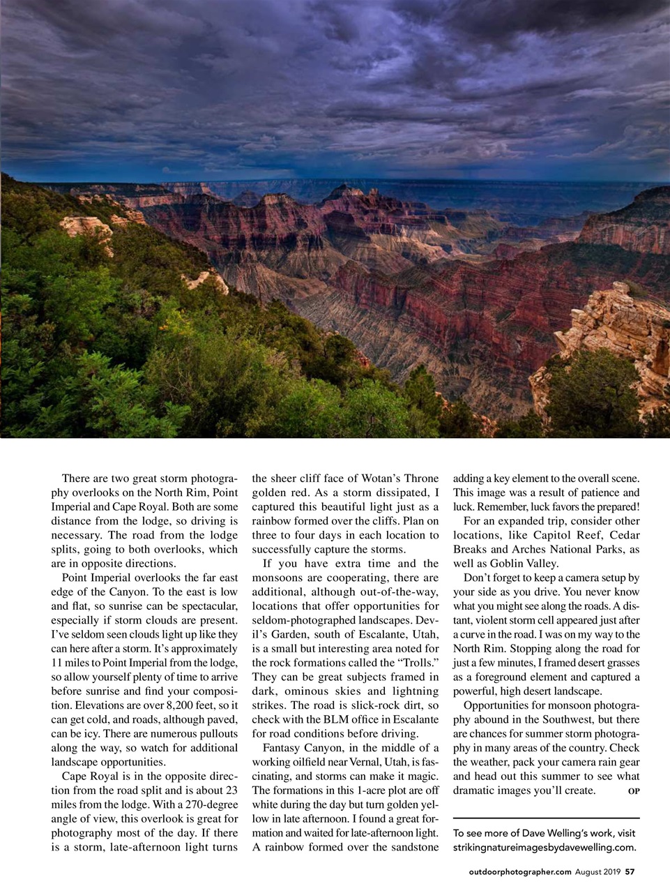 Outdoor Photographer Preview Pages