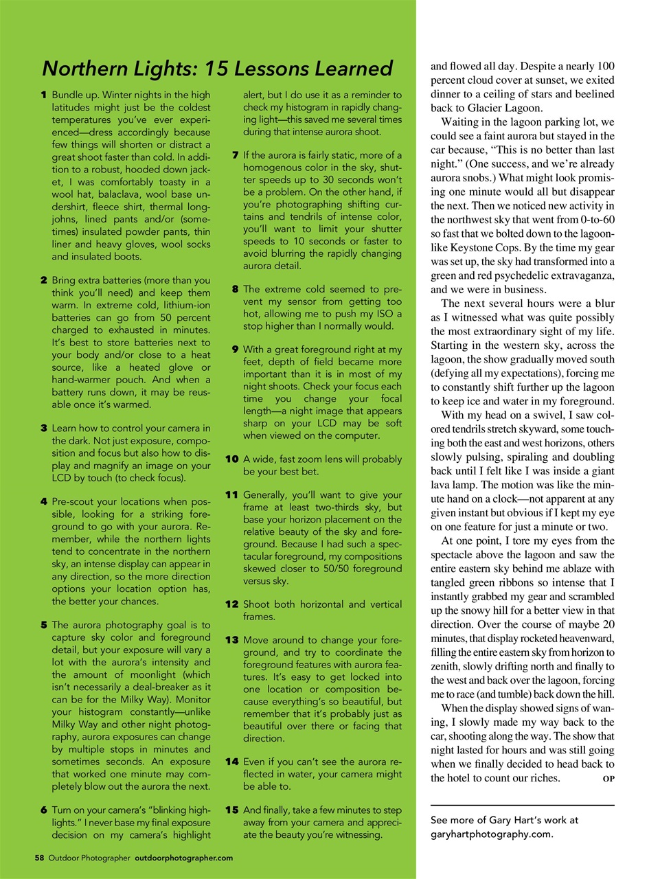 Outdoor Photographer Preview Pages