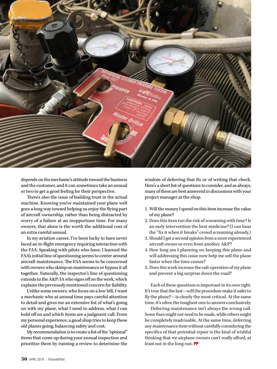 Plane & Pilot Preview Pages