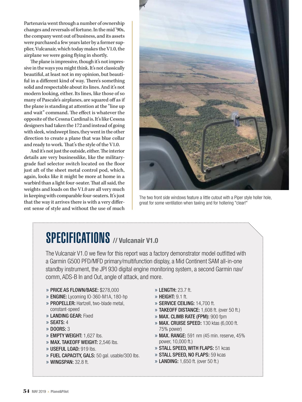 Plane & Pilot Preview Pages