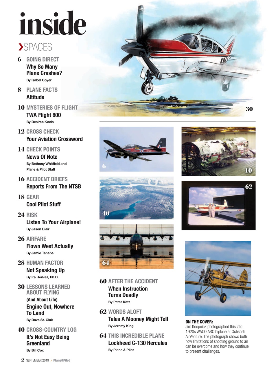 Plane & Pilot Preview Pages