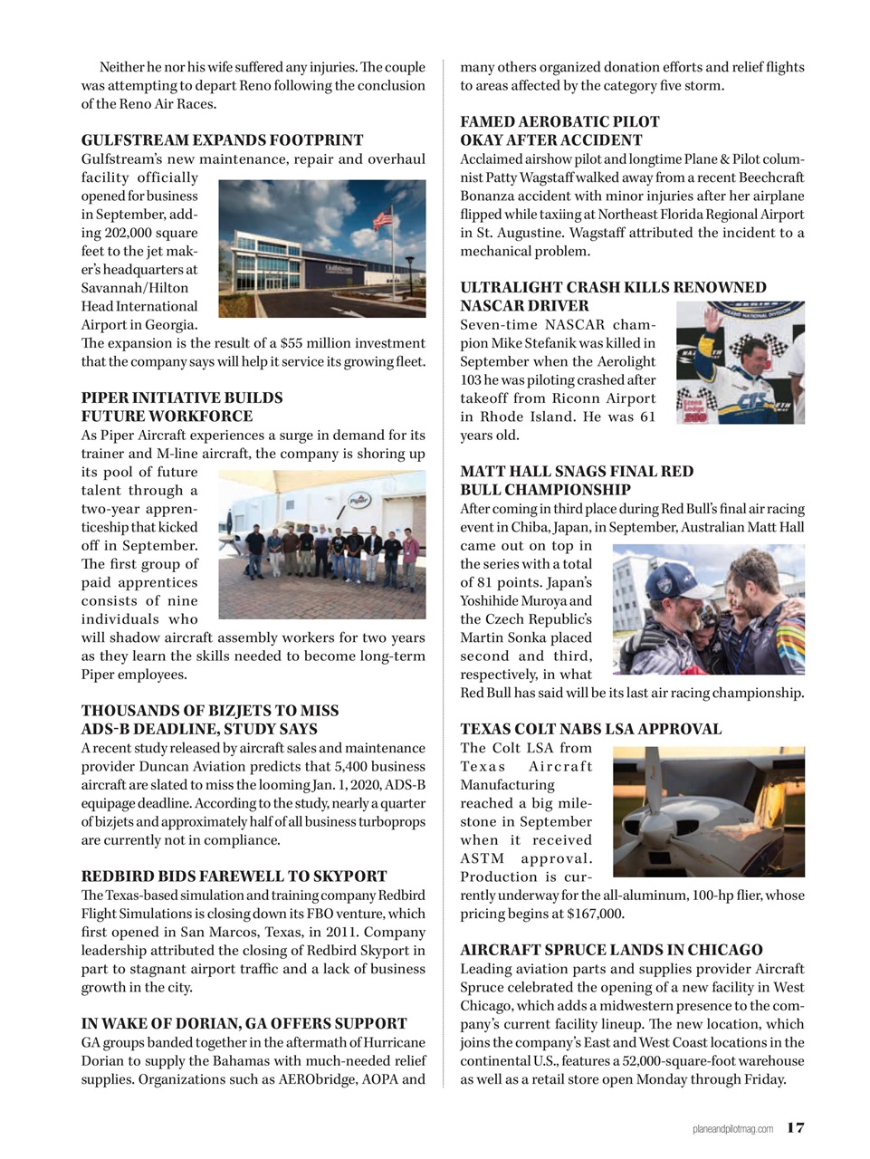 Plane & Pilot Preview Pages