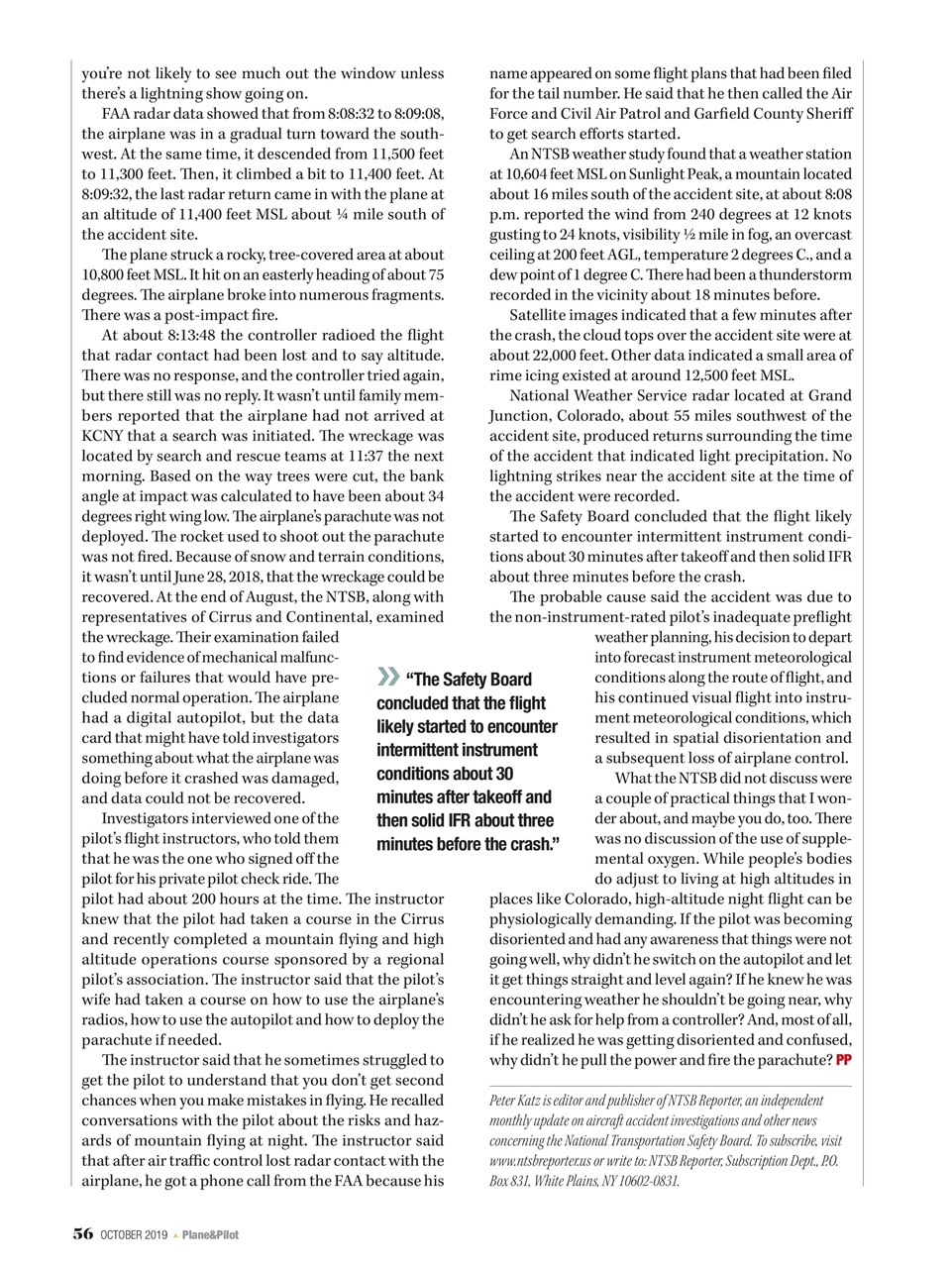 Plane & Pilot Preview Pages