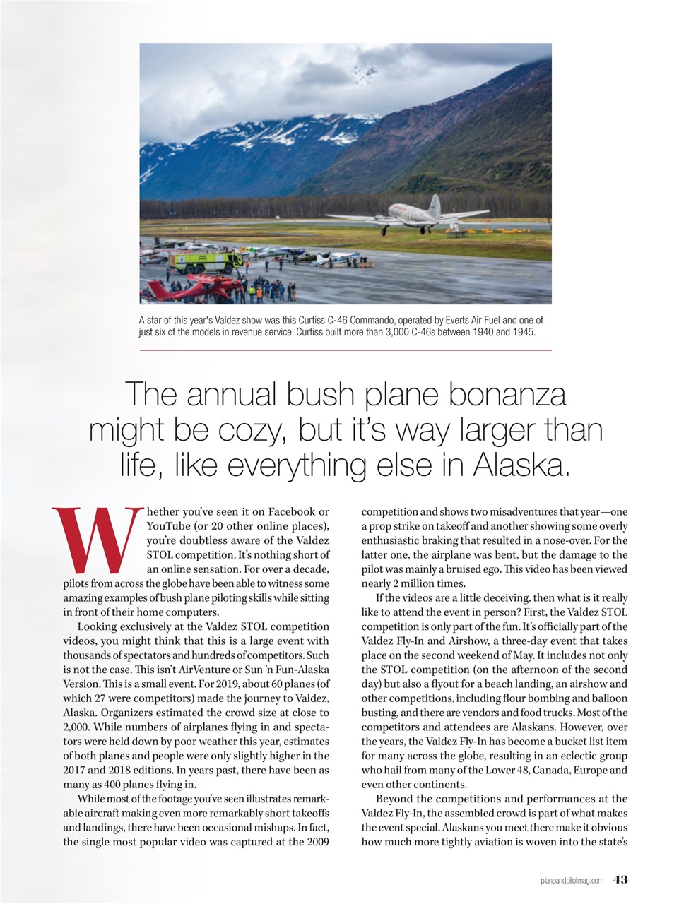 Plane & Pilot Preview Pages