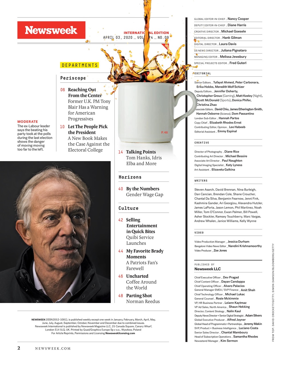 Newsweek International Preview Pages