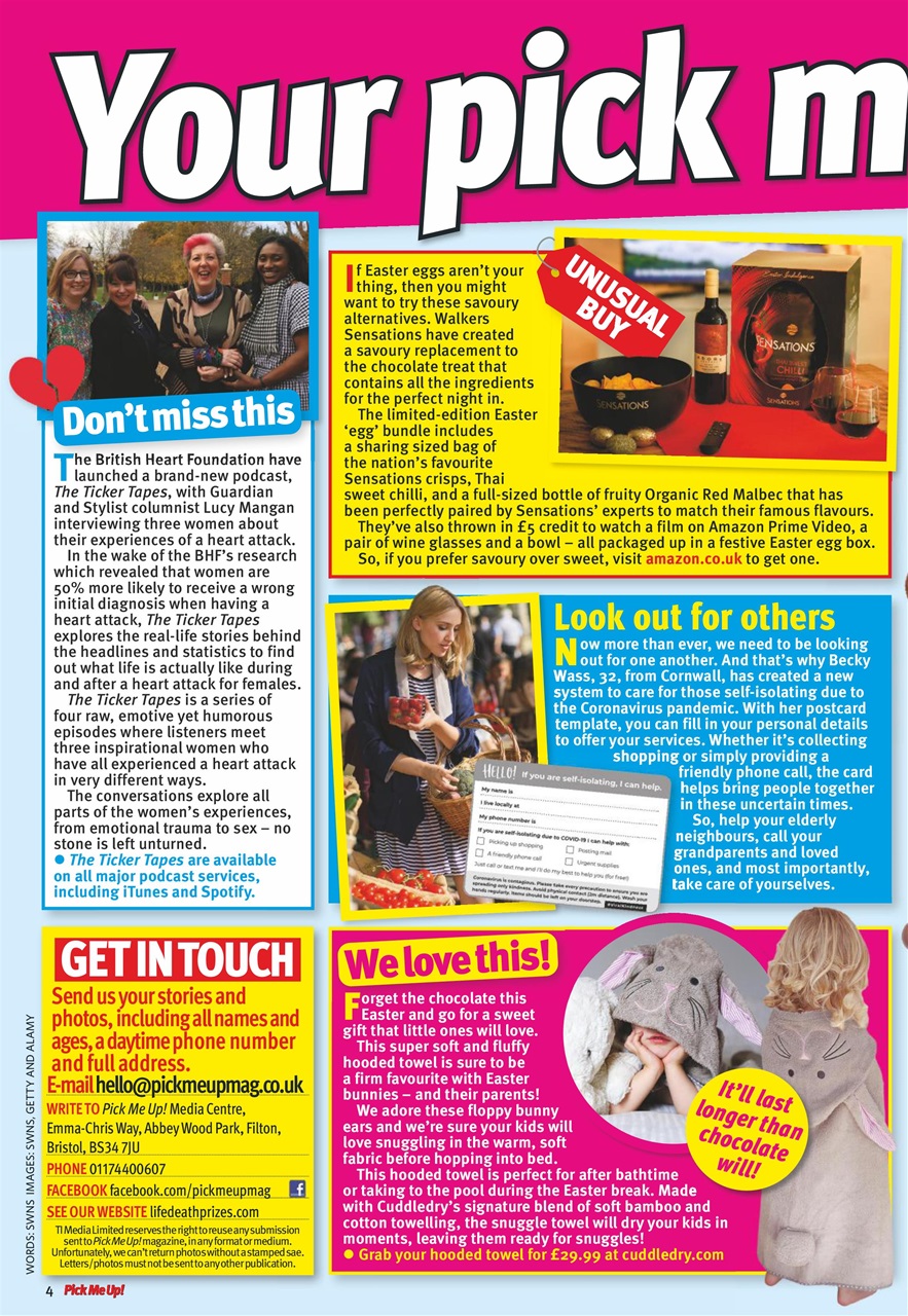 Pick Me Up Preview Pages