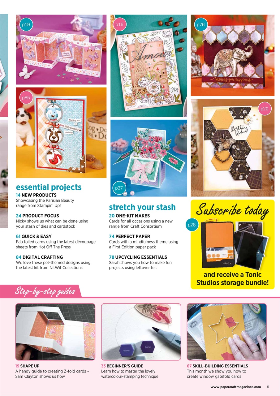 Papercraft Essentials Preview Pages