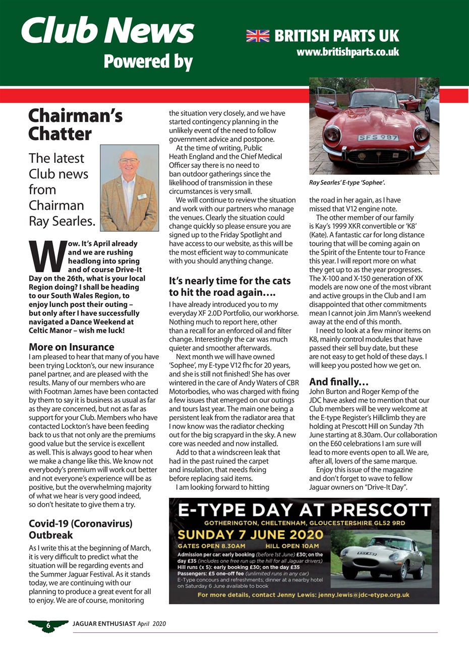 Jaguar Enthusiast Preview Pages