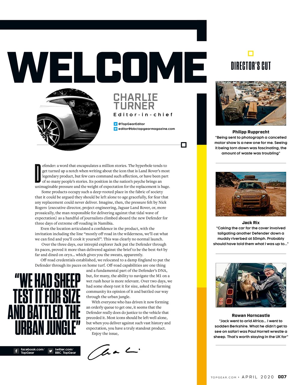 BBC Top Gear Magazine Preview Pages