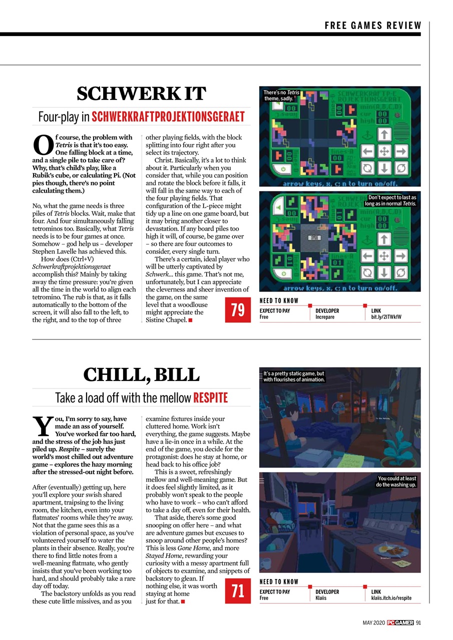 PC Gamer (UK Edition) Preview Pages