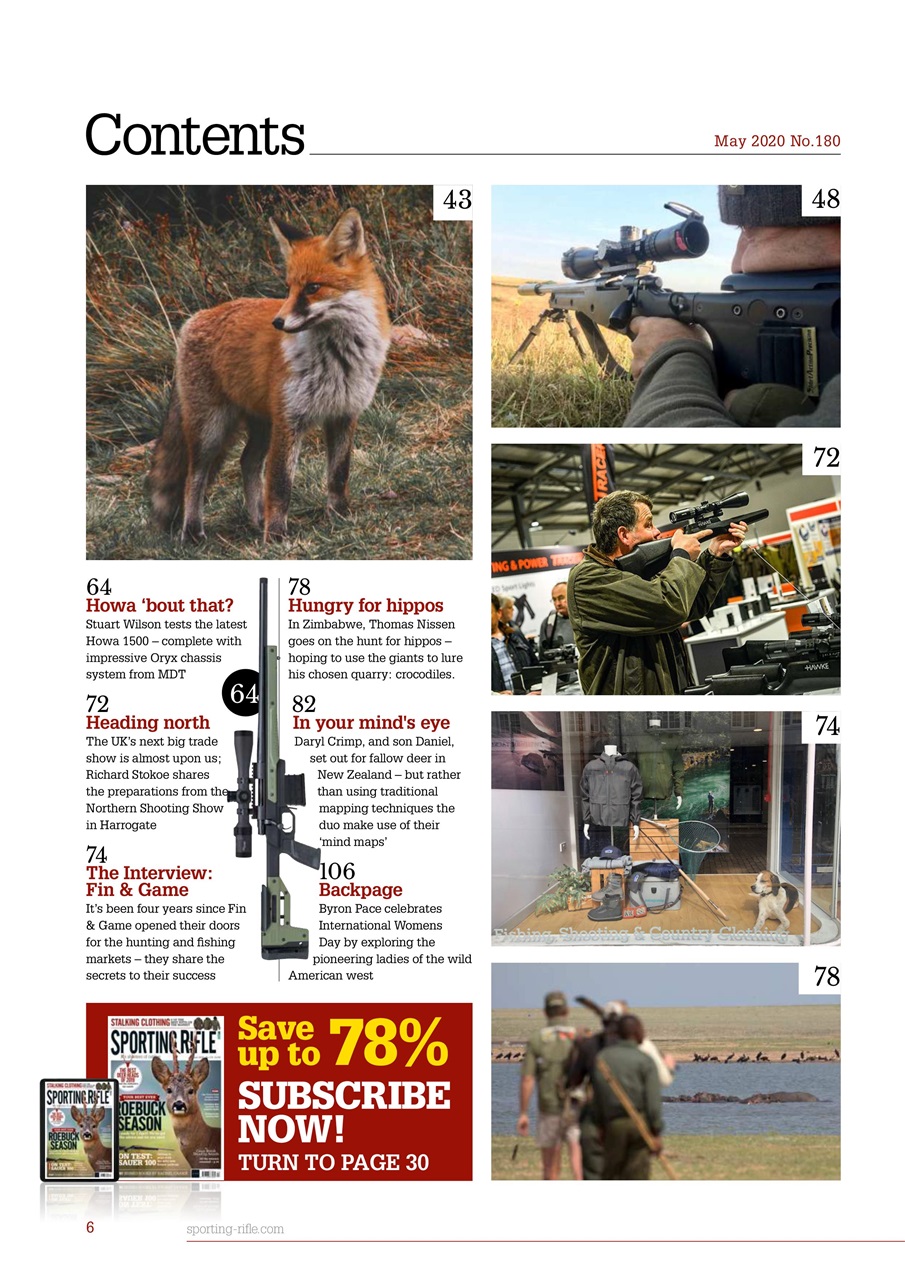 Sporting Rifle Preview Pages